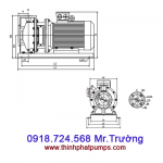 Bơm nước ly tâm trục ngang SPCO-TS65-40