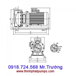 Bơm ly tâm trục ngang Spco - TS65-50