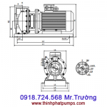 Bơm ly tâm trục ngang Spco TS80-65