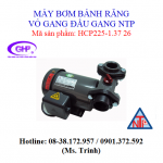 Máy bơm bánh răng vỏ gang đầu gang NTP HCP225-1.37 26 - 1.317.000