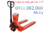 Xe nâng tay thấp gắn cân 1,5T