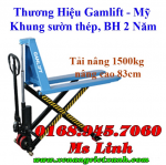 Xe nâng tay 1500kg nâng cao 80cm Gamlift SLT15M