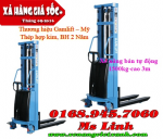 Xe nâng bán tự động Hiệu Gamlift 1500kg nâng cao 3m