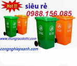 thùng rác công cộng, thùng rác đô thị nhựa HDPE 120l, 240l 660l