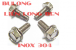 Bu lông liền long đen Inox 304