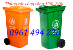 Thùng rác công cộng 120l, 240l