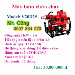 Máy bơm chữa cháy Tohatsu V20D2S 8.6KW