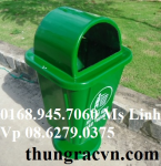 Thùng rác 55 Lít Composite chân nhựa  FTR55N