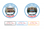 in logo - phù hiệu - bảng tên học sinh