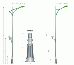 Cột đèn cao áp HK-05