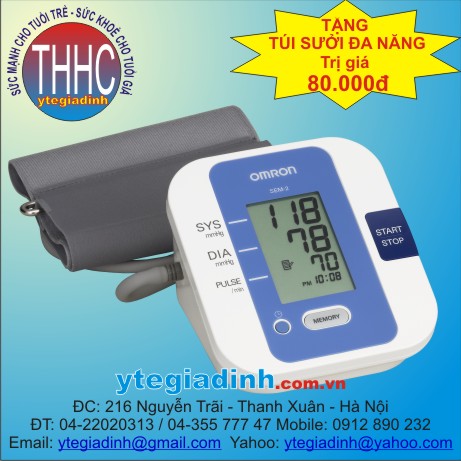 Máy đo huyết áp điện tử bắp tay - SEM 2 omron