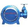 Van bướm (butterfly valve), gang, tay quay