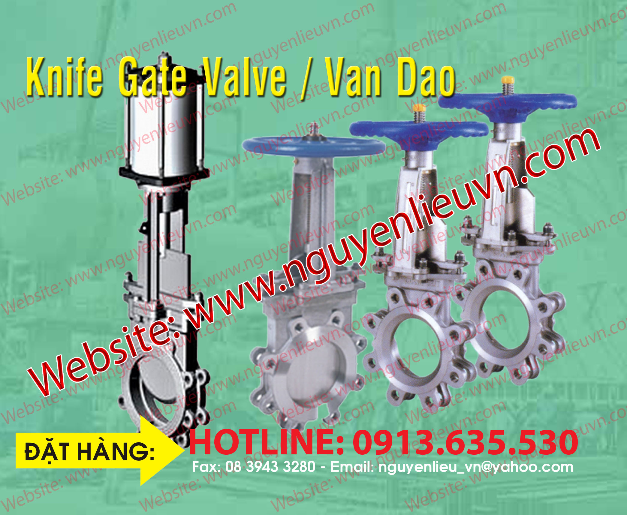 VAN DAO-VAN CỬA DAO-KNIFE GATE VALVE-VAN DAO HÀN QUỐC