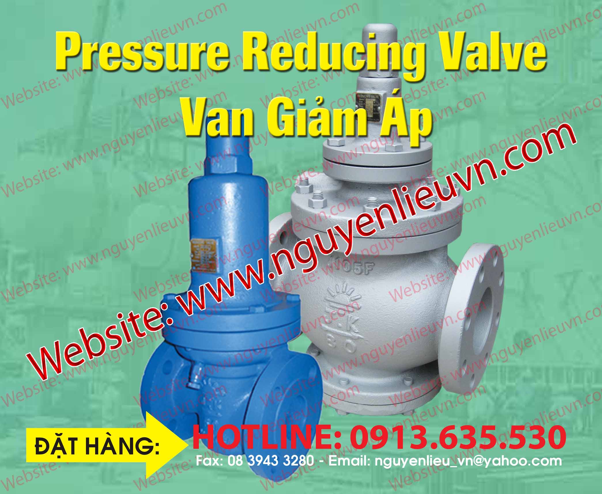 VAN GIẢM ÁP-VAN GIẢM ÁP HÀN QUỐC-VAN GIẢM ÁP-CÔNG TY NGUYỄN LIÊU-PRESSURE REDUCING VALVE